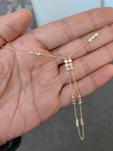 925 Sterling Silver Hand Chain with White Zircon – Layered Sparkly Slave Bracelet